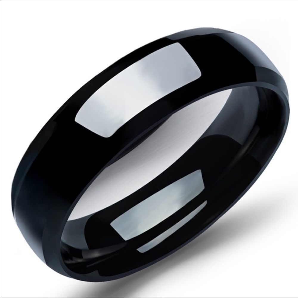 Size 11 Men's Black wedding band